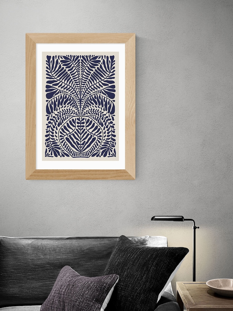 East End Prints Blue One Hundred Leaved Plant XI by Alisa Galitsyna - Image 1 of 3