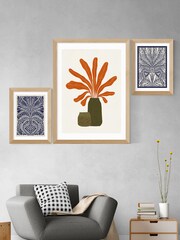 East End Prints Blue One Hundred Leaved Plant XI by Alisa Galitsyna - Image 2 of 3
