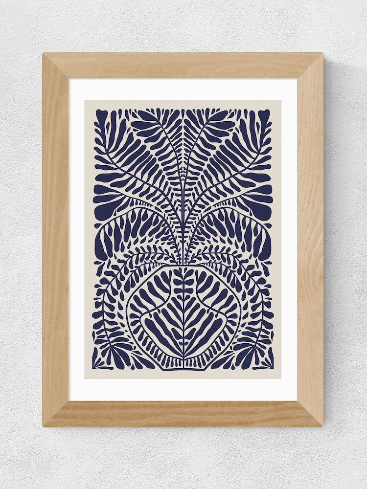 East End Prints Blue One Hundred Leaved Plant XI by Alisa Galitsyna - Image 3 of 3