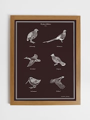 Joules The Gamekeepers Sketch Wood Framed Print Wall Art - Bild 3 von 4