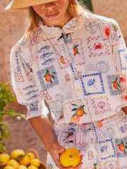 Joules Elle Multi Frill Blouse - Image 1 of 9