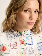 Joules Elle Multi Frill Blouse - Image 6 of 9