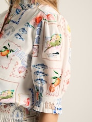 Joules Elle Multi Frill Blouse - Image 7 of 9