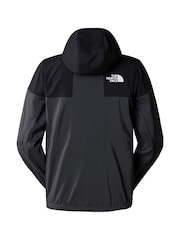 The North Face Light Grey Mens Mountain Athletics Wind Hooded Track Jacket - Image 7 of 7
