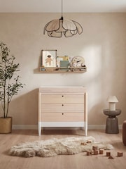 Gaia Baby White Natural Ash Eos Cot & Dresser 2 Piece Nursery Furniture Set - Image 3 of 6