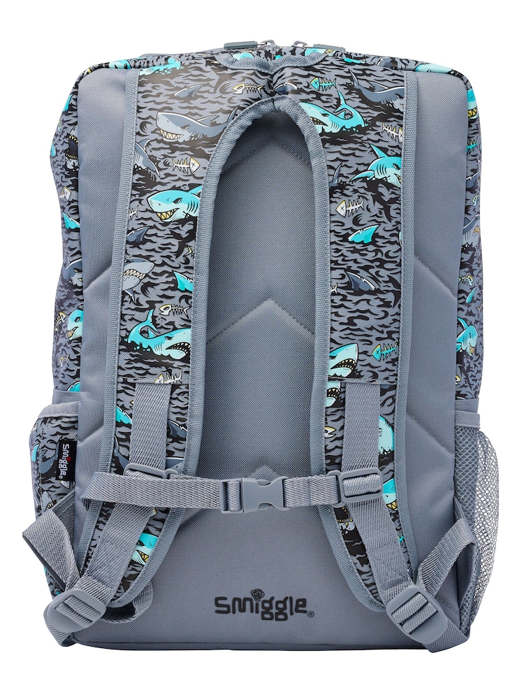 Smiggle Grey Wild Side Attach Foldover Backpack - Image 2 of 4