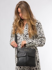 Pure Luxuries London Soames Leather Cross Body Bag - Image 1 of 5