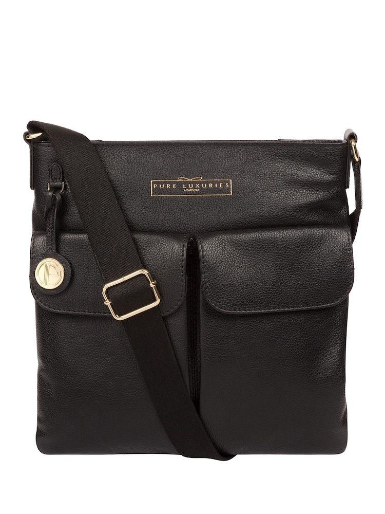 Pure Luxuries London Soames Leather Cross Body Bag - Image 2 of 5