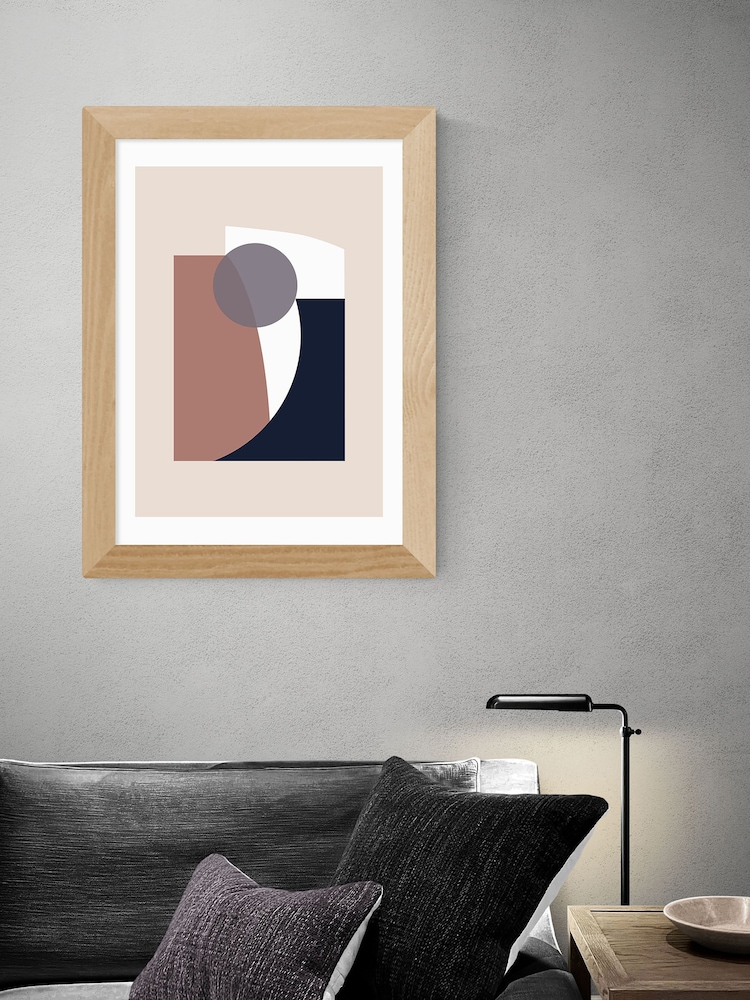 East End Prints Natural Blanced Shapes 1 by Anna Mainz - Image 1 of 3