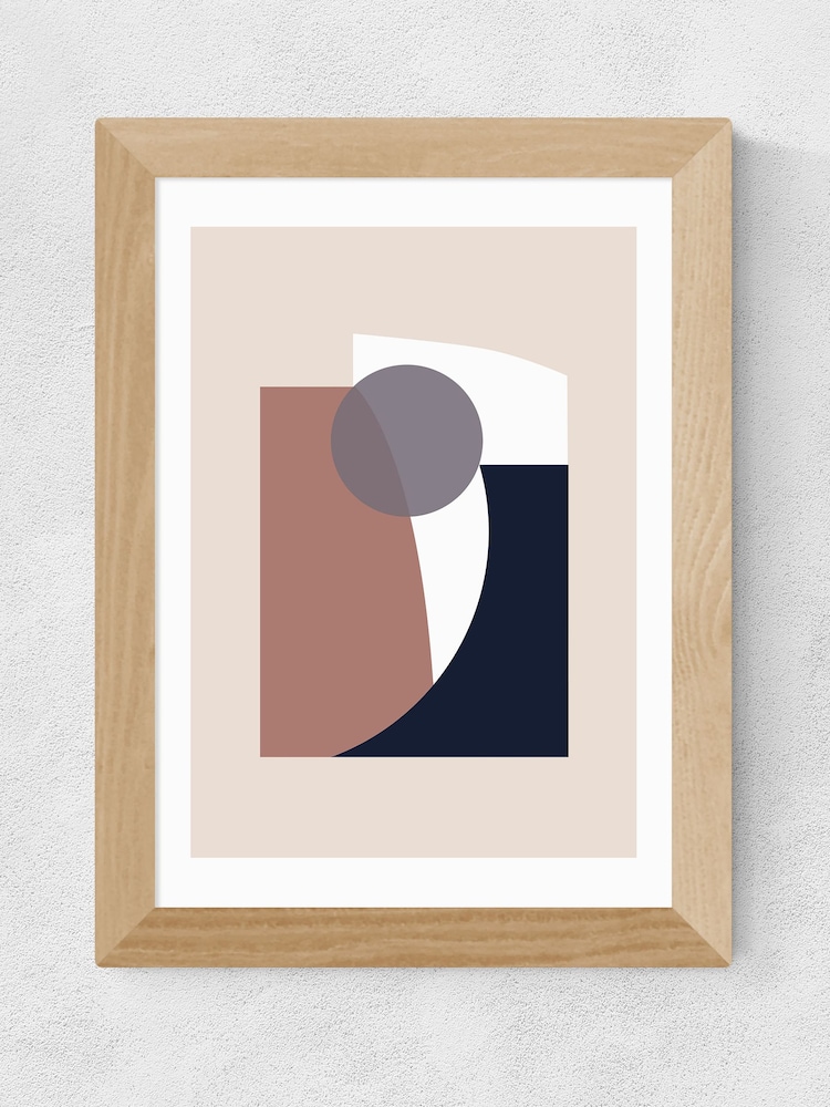 East End Prints Natural Blanced Shapes 1 by Anna Mainz - Image 3 of 3