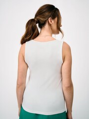 Crew Clothing White Scooped Modal Vest - Image 2 of 5