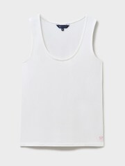 Crew Clothing White Scooped Modal Vest - Image 5 of 5