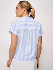 Crew Clothing White Cotton Short-Sleeve Shirt - Image 2 of 5