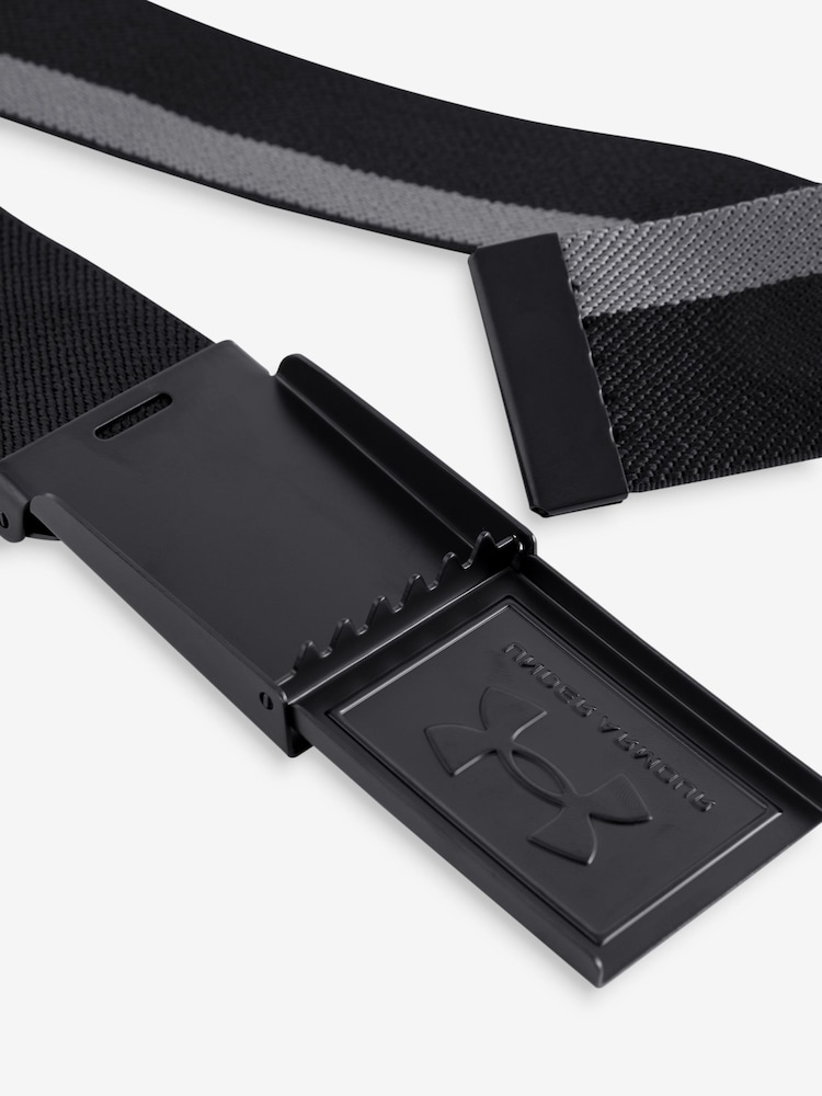 Under Armour Black/Grey Stretch Webb Belt - Image 3 of 4