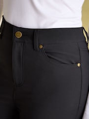 Joules Ember Black Skinny Fit Jodhpurs - Image 4 of 6