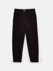 Joules Calla Navy Corduroy Tapered Trousers - Image 6 of 6