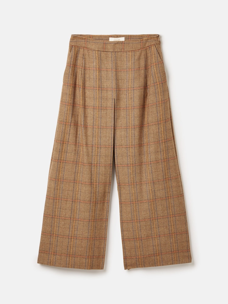Joules Foxley Check Tweed Culottes - Image 6 of 6