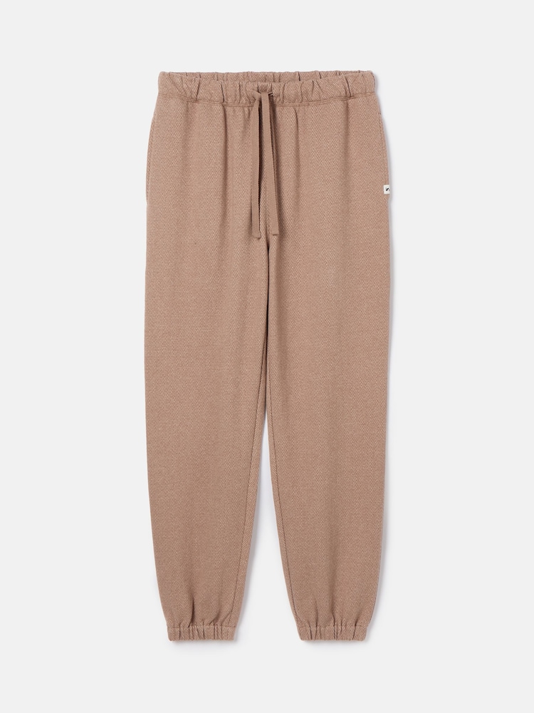 Joules Brown Herringbone Jersey Slim Leg Joggers - Image 10 of 10 Joules Brown Herringbone Jersey Slim Leg Joggers - Image 10 of 10