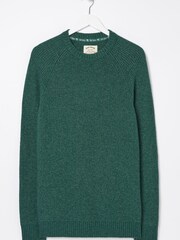 FatFace Green Hinton Crew Jumper - Image 5 of 5