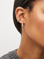 10 Carat Gold Plated N. Premium Chunky Ear Cuff Made With Recycled Brass - Image 2 of 3