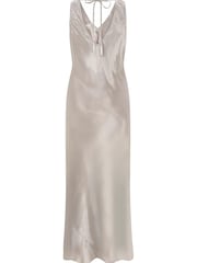 Mint Velvet Cream Maxi Slip Dress - Image 4 of 4