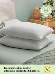 Silentnight 2 Pack Anti Allergy Pillows - Image 2 of 11