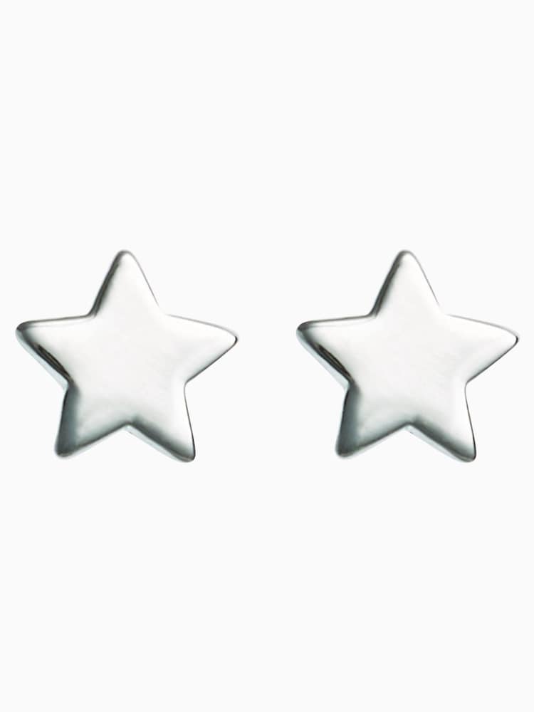 Sterling Silver Star Stud Earrings - Image 1 of 1