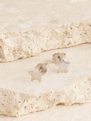 Sterlingsilber - Ohrstecker mit Sternmotiv - Bild 2 von 5