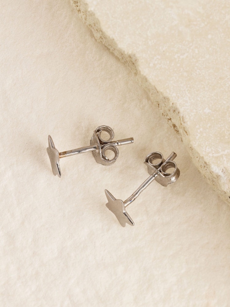 Buy Sterling Silver Star Stud Earrings from the Next UK online shop