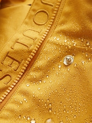Joules Edinburgh Yellow Premium Waterproof Hooded Raincoat - Image 11 of 12