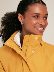 Joules Edinburgh Yellow Premium Waterproof Hooded Raincoat - Image 6 of 12