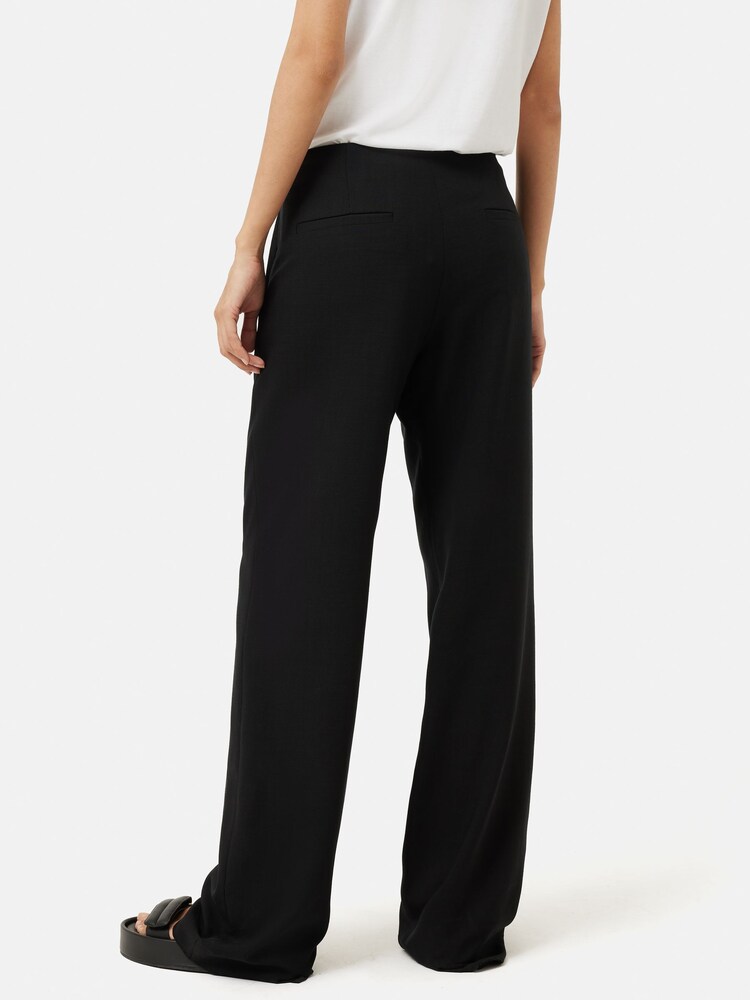 Jigsaw Black Hopsack Trousers - Image 2 of 7
