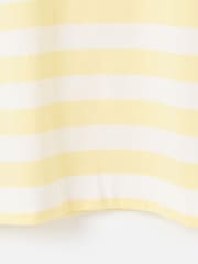 Oliver Bonas Orange Yellow & White Striped Orange Embroiderd T-Shirt - Image 8 of 8