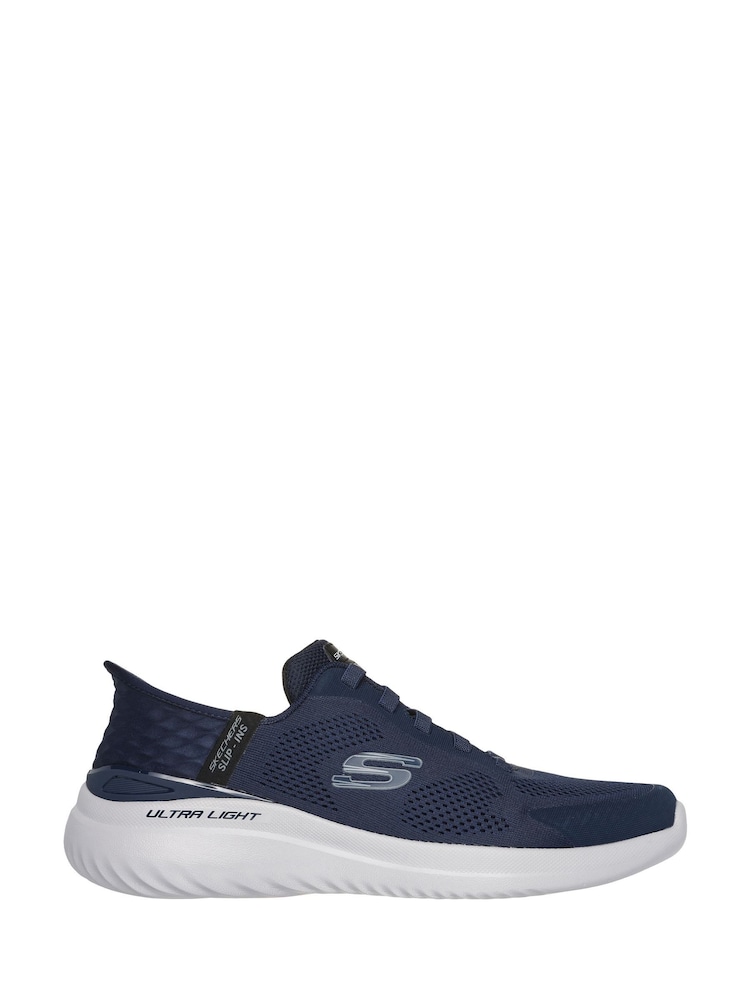 Skechers Blue Slip-ins Bounder 2.0 Emerged Trainers - Image 1 of 5