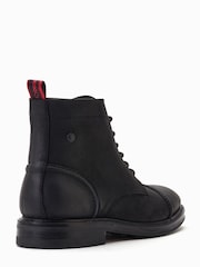 Base London Dudley Lace Up Toe Cap Boots - Image 2 of 6