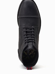 Base London Dudley Lace Up Toe Cap Boots - Image 5 of 6