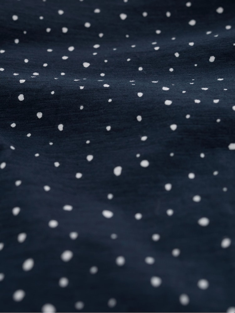 Seasalt Cornwall Blue Three Quarter Sleeve Brush Drawing Dress - Image 5 of 5