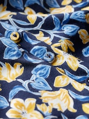 Seasalt Cornwall Blue Ava Jersey V-Neck Dress - Image 8 of 8