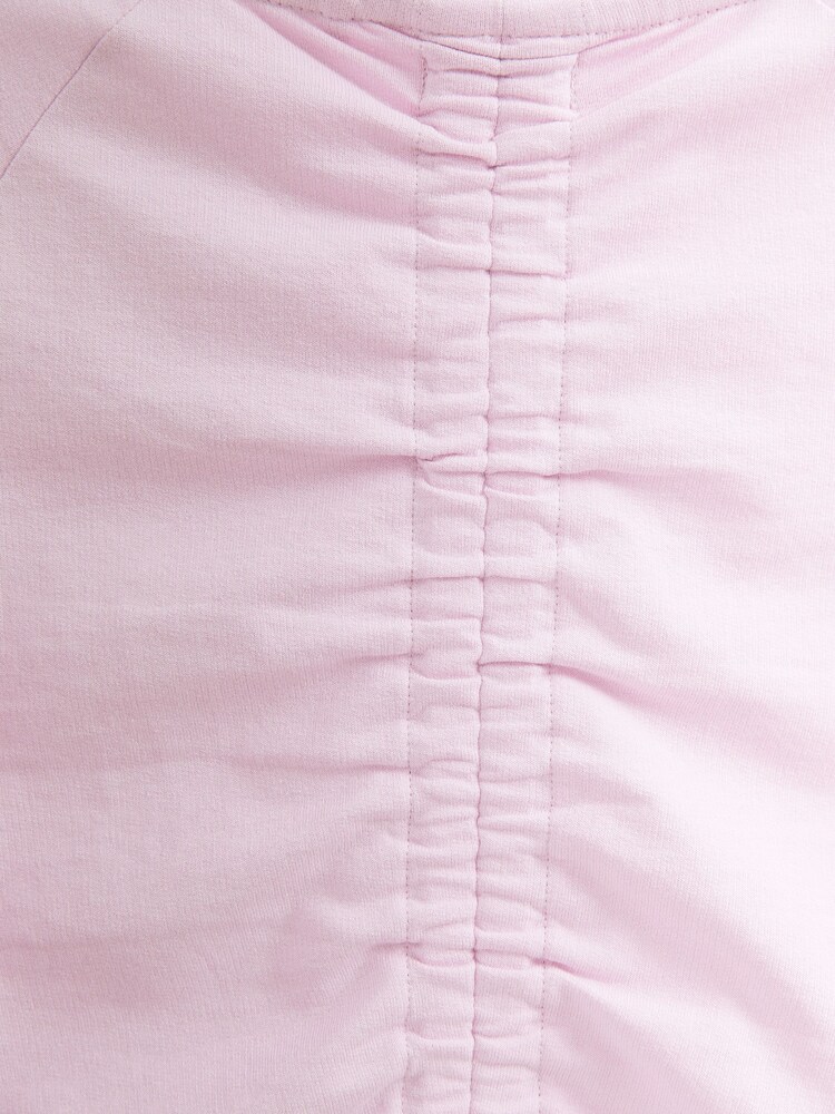 Pink Boxy Ruched Back Long Sleeve Cuffed T-Shirt (3-16yrs) - Image 10 of 10