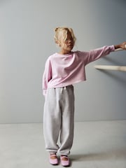 Pink Boxy Ruched Back Long Sleeve Cuffed T-Shirt (3-16yrs) - Image 2 of 10