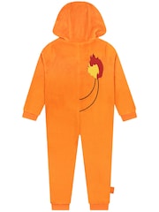 Character Orange Pokemon Charmander Fleece Onesie - Image 7 of 9