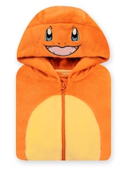 Character Orange Pokemon Charmander Fleece Onesie - Image 9 of 9