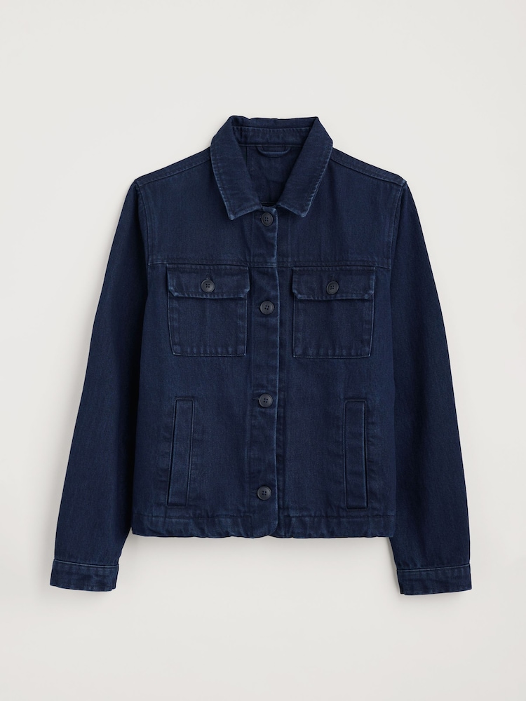 Seasalt Cornwall Blue Ballad Jacket - Image 4 of 5