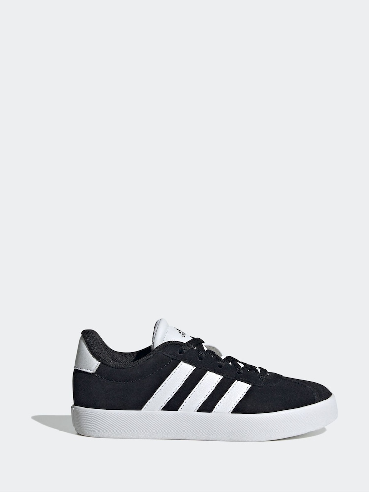 adidas Black VL Court 3.0 Trainers - Image 3 of 11