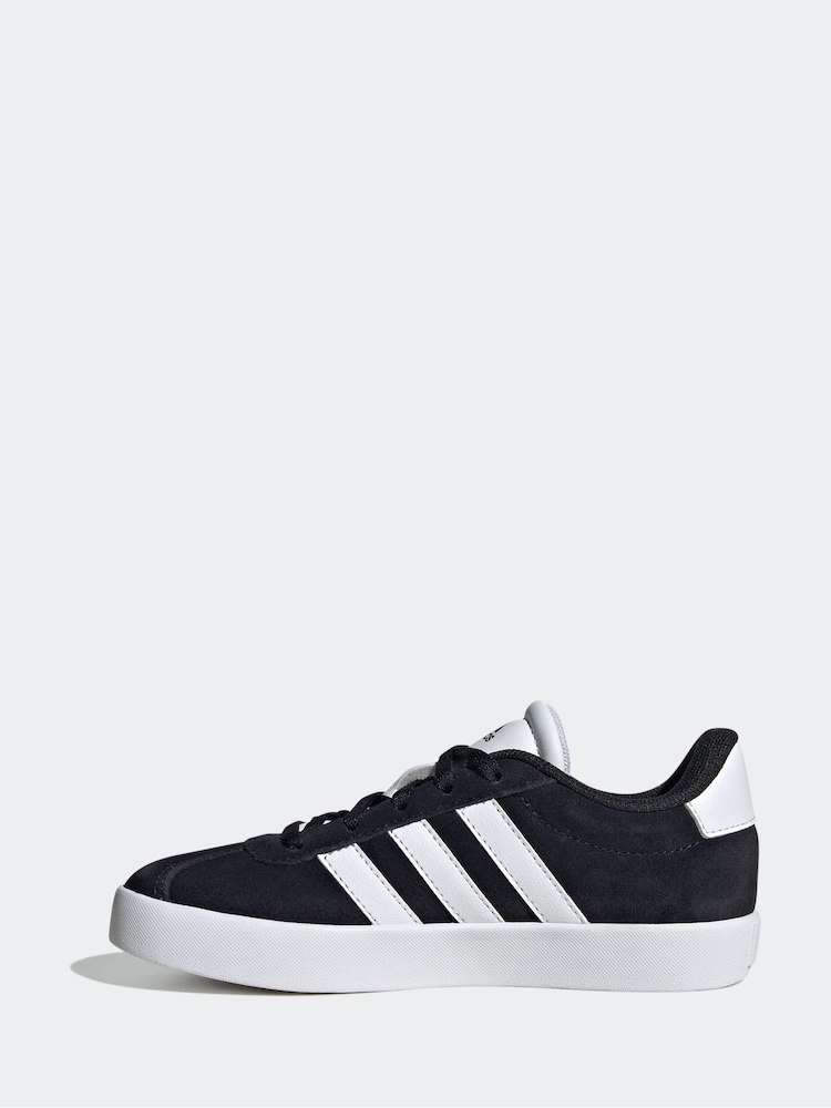 adidas Black VL Court 3.0 Trainers - Image 4 of 11