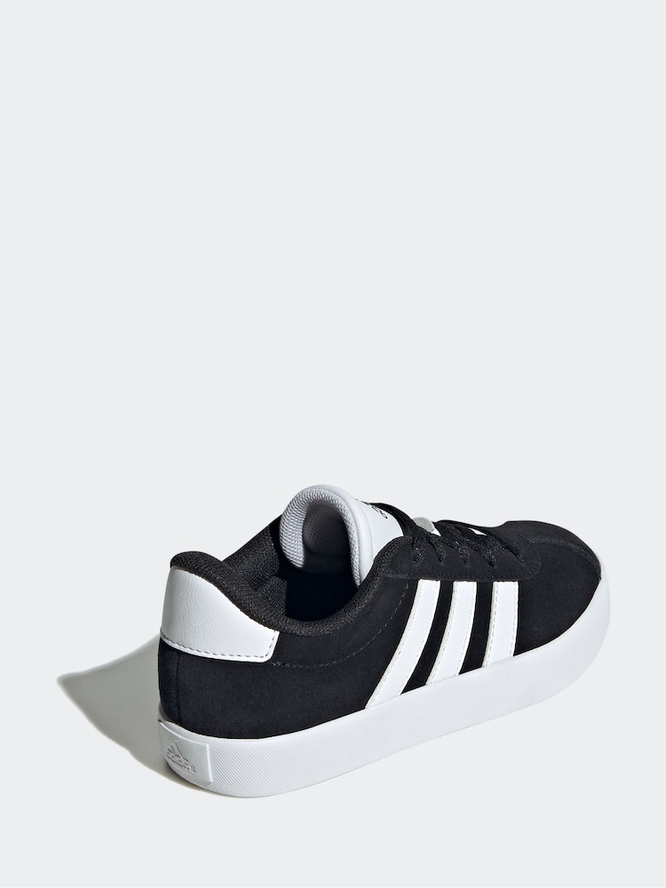 adidas Black VL Court 3.0 Trainers - Image 6 of 11