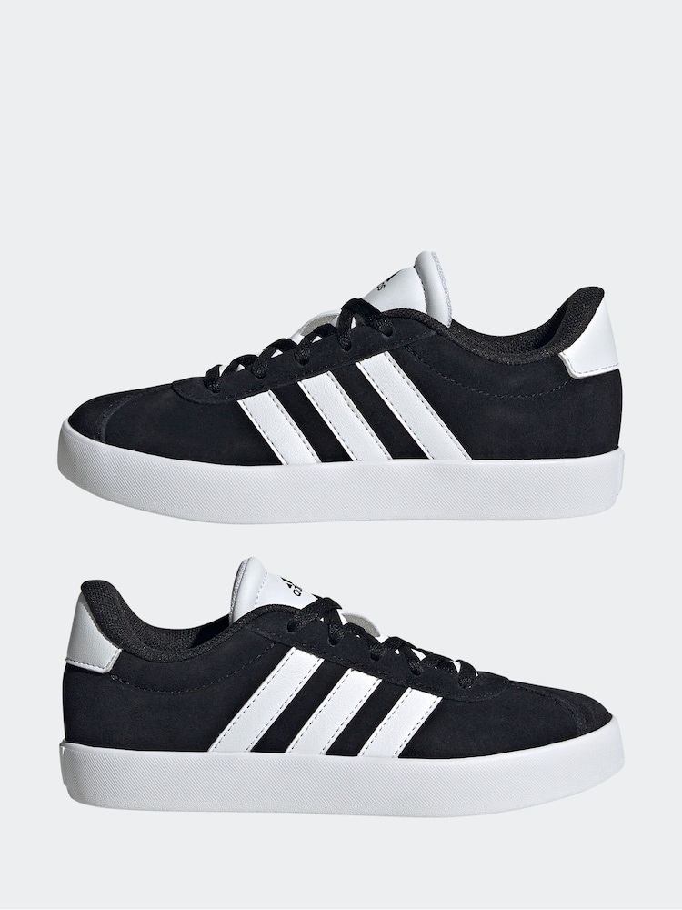 adidas Black VL Court 3.0 Trainers - Image 7 of 11