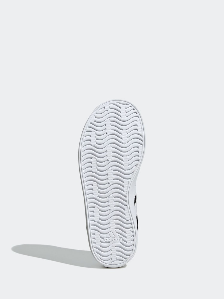 adidas Black VL Court 3.0 Trainers - Image 9 of 11