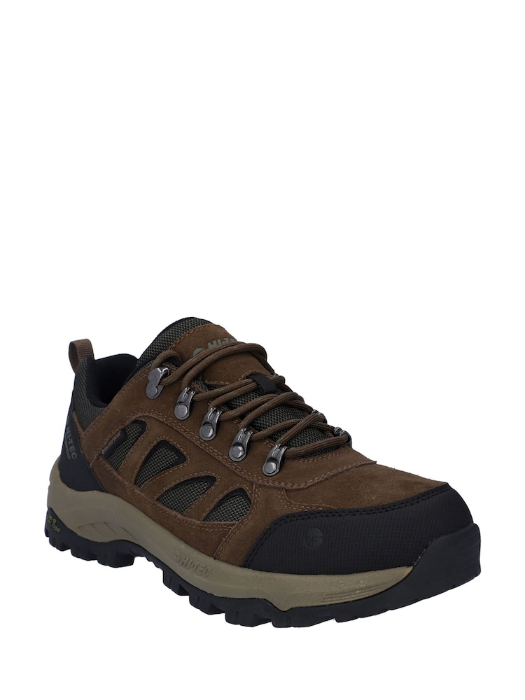 Hi-Tec Brown Bandera Expedition Wide-Fit Hiking Shoes - Image 2 of 4