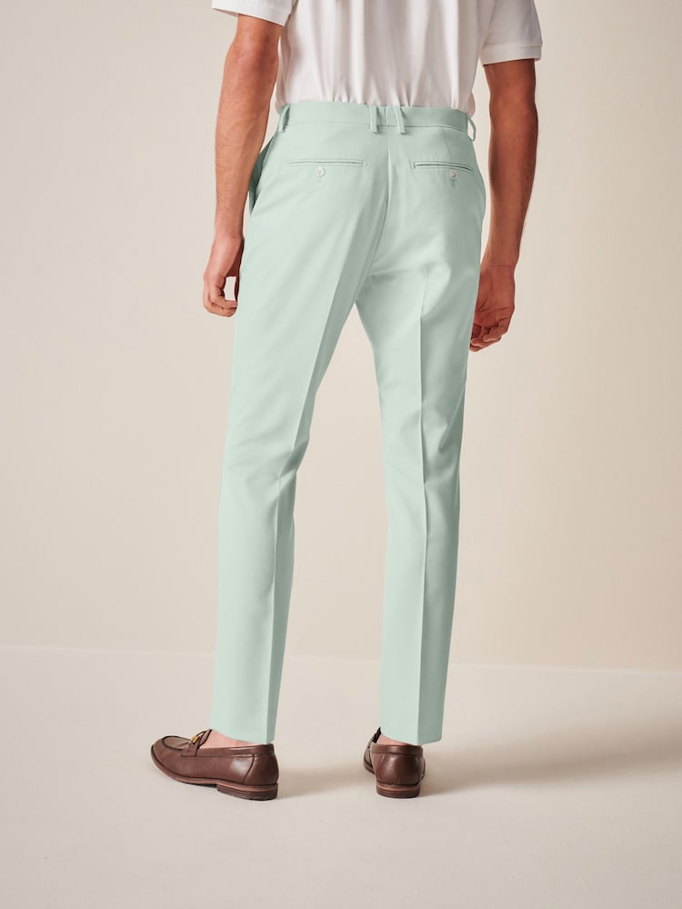 Grey Mint Green Dress Pants Mens CINQUE Slim Fit Suit In Mint ABOUT YOU